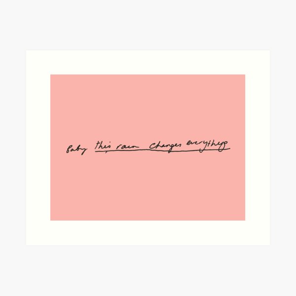 Vance Joy Missing Piece Vintage Script Song Lyric Print