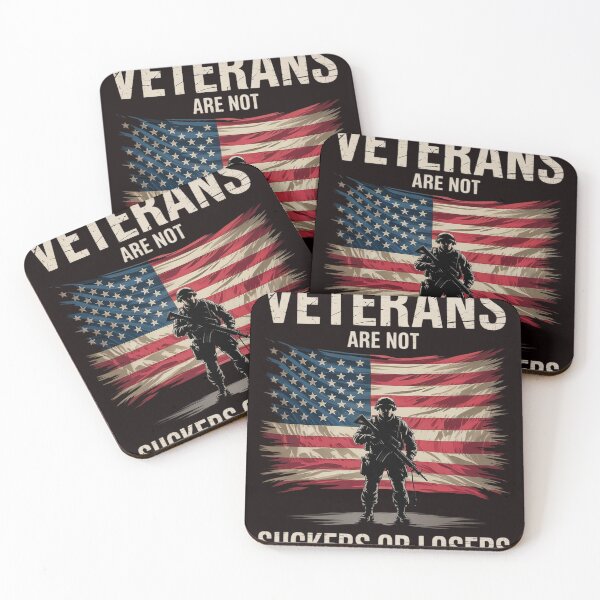 Item preview, Veterans Are Not Suckers Or Losers Biden 2020 ANTI TRUMP designed and sold by sheenmi.