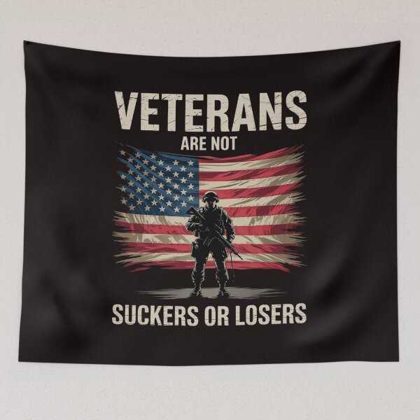 Item preview, Veterans Are Not Suckers Or Losers Biden 2020 ANTI TRUMP designed and sold by sheenmi.