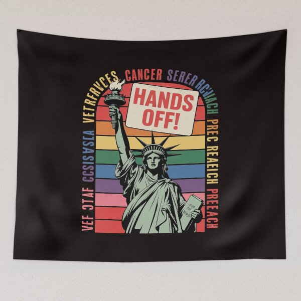 Item preview, Hands Off Protest Anti Trump designed and sold by sheenmi.
