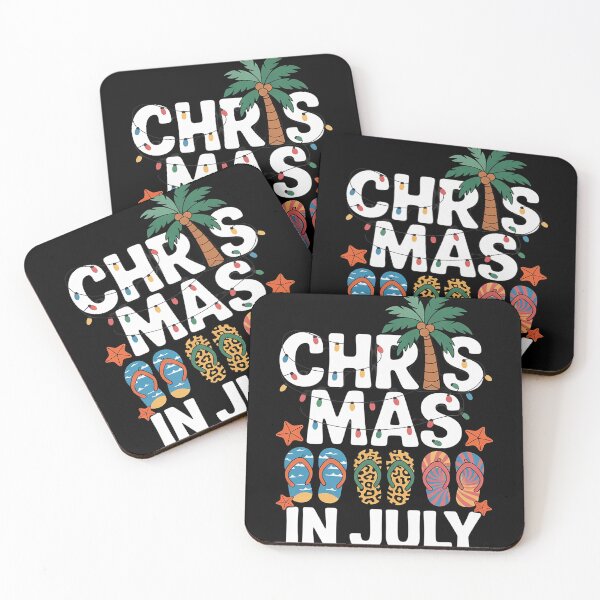 Item preview, 3 Flip Flops Christmas In July Summer Xmas Beach Women Girls  designed and sold by sheenmi.