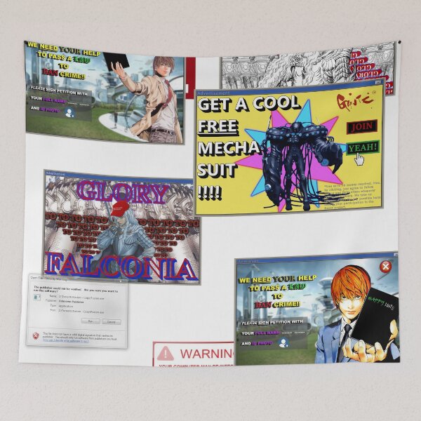 Item preview, Manga and Anime Internet Pop Ups designed and sold by Bonsai.Layers.