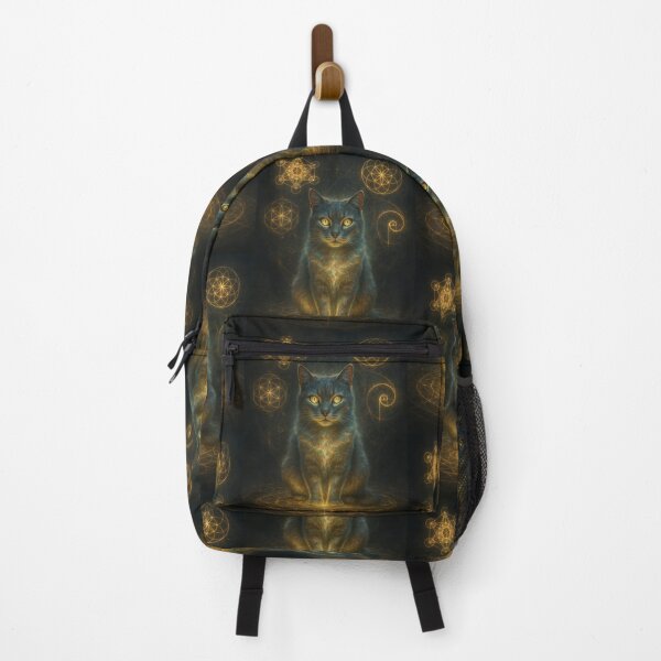 Item preview, Cosmic Cat – Sacred Geometry & Mystical Symbols designed and sold by WitchPrint.