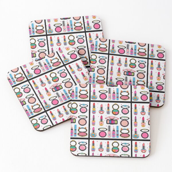 Item preview, Colorful Makeup Pattern Illustration designed and sold by digitaldemart.