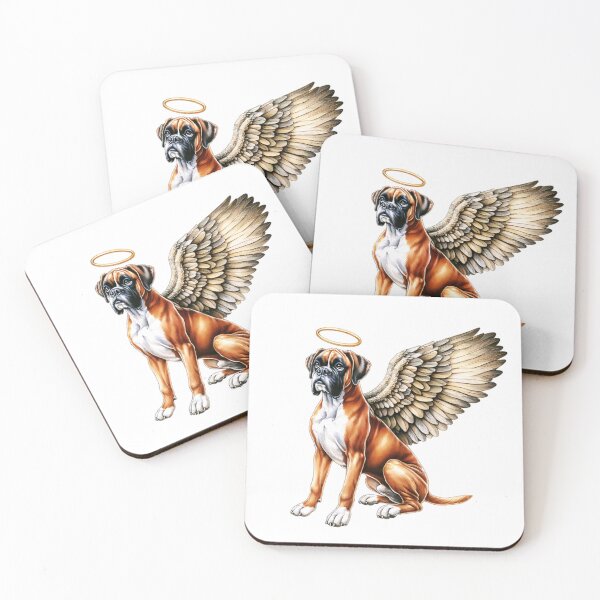 Item preview, Boxer Dog Angel designed and sold by TheAnimalZ00.