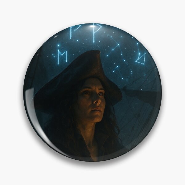 Item preview, Star Navigator Pirate – Woman Exploring the Seas designed and sold by WitchPrint.