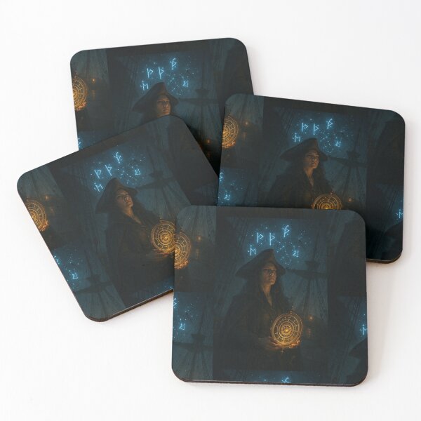Item preview, Star Navigator Pirate – Woman Exploring the Seas designed and sold by WitchPrint.