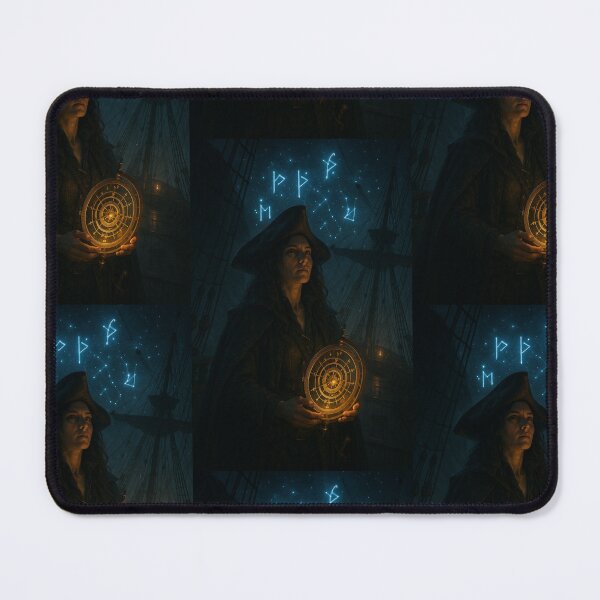 Item preview, Star Navigator Pirate – Woman Exploring the Seas designed and sold by WitchPrint.