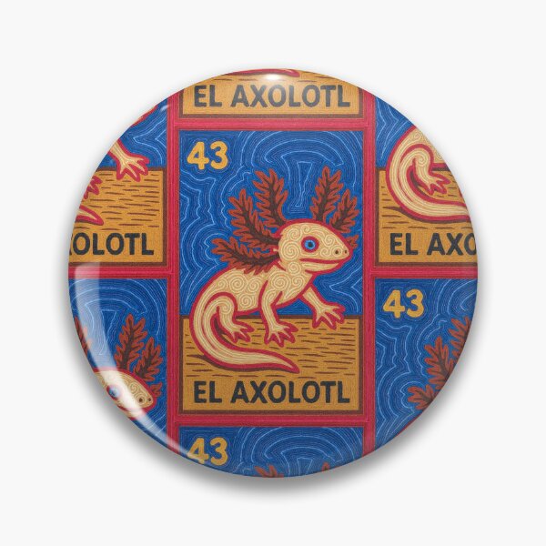 Item preview, Mexican Lottery Card 43 El Axolotl designed and sold by retrographics.
