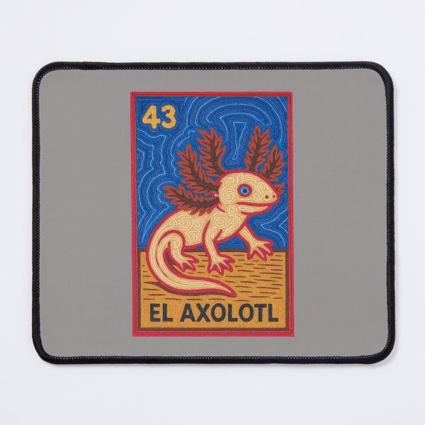 Item preview, Mexican Lottery Card 43 El Axolotl designed and sold by retrographics.