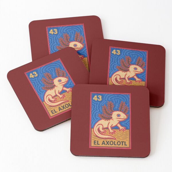 Item preview, Mexican Lottery Card 43 El Axolotl designed and sold by retrographics.