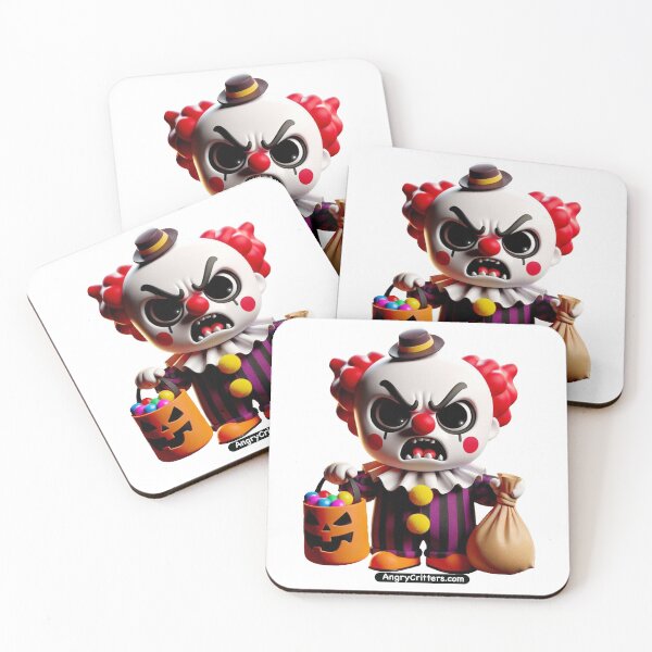 Item preview, Angry Halloween Clown in Red designed and sold by Angry Critters.