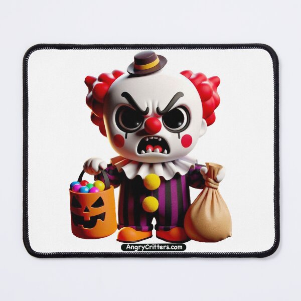 Item preview, Angry Halloween Clown in Red designed and sold by Angry Critters.