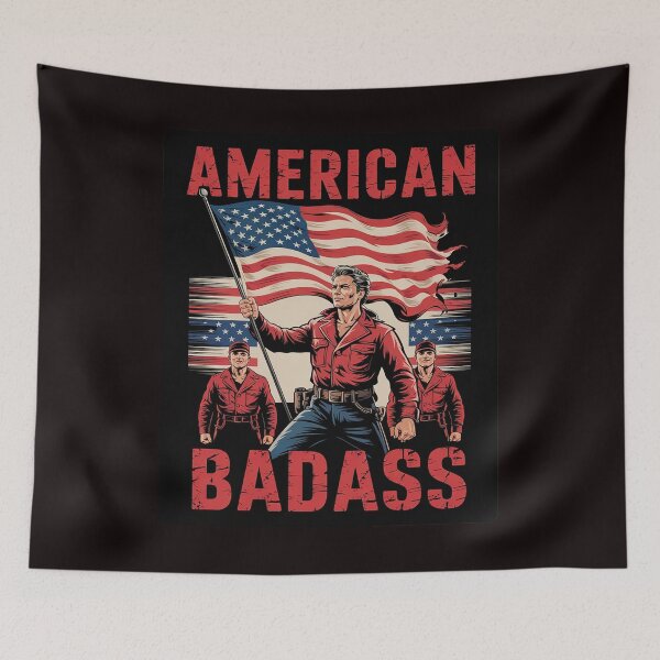 Item preview, American Trump Badass  designed and sold by sheenmi.