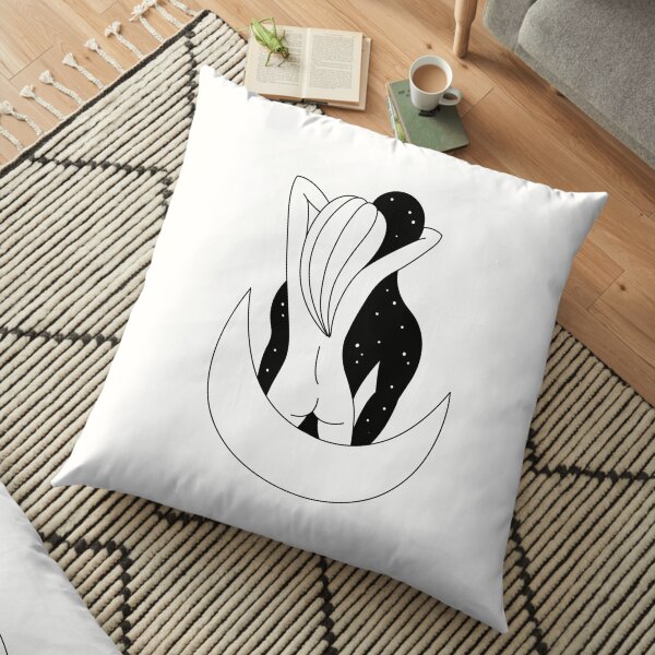 Love You To The Moon And Back Floor Pillow