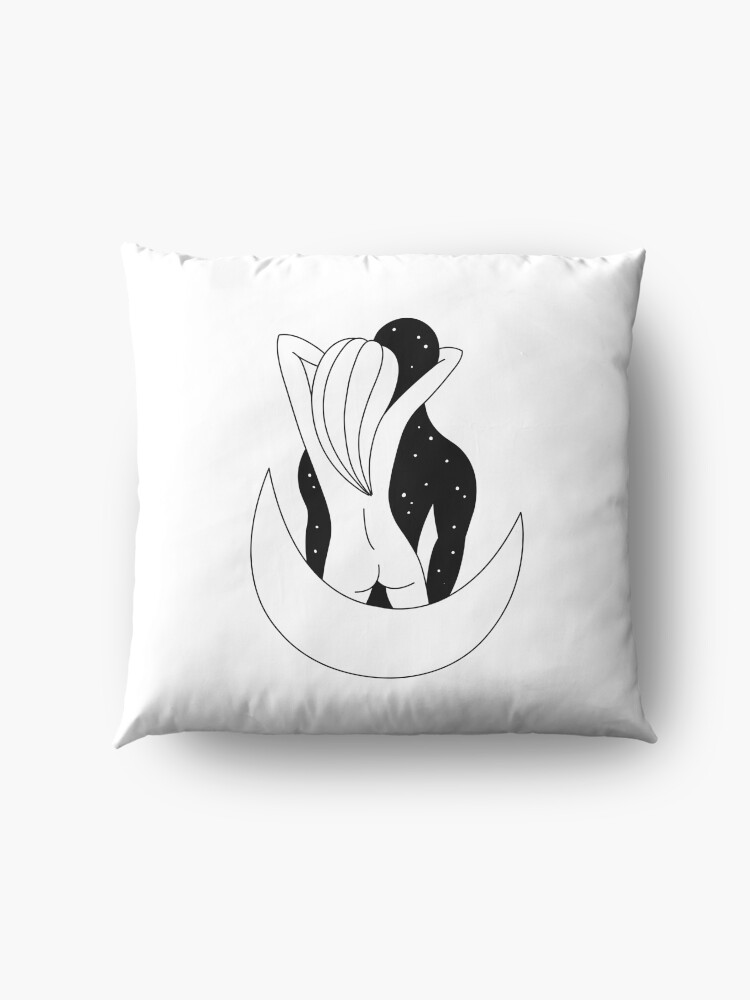 Alternate view of Love You To The Moon And Back Floor Pillow