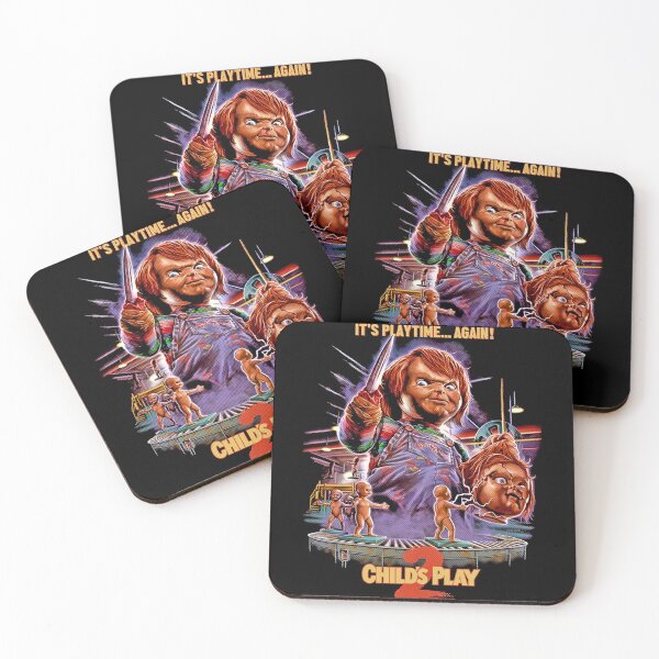 Item preview, Childs Play 2 Chucky Retro Halloween movie Design designed and sold by Dznshp0314.