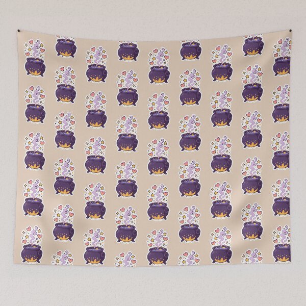 Item preview, Cauldron of Love – Magical Hearts Pouring Out designed and sold by WitchPrint.