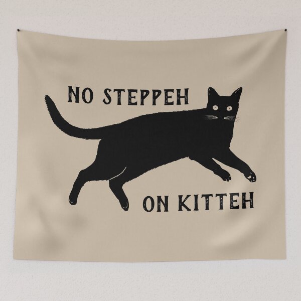 Item preview, No Steppeh On Kitteh designed and sold by Irene Estelle.