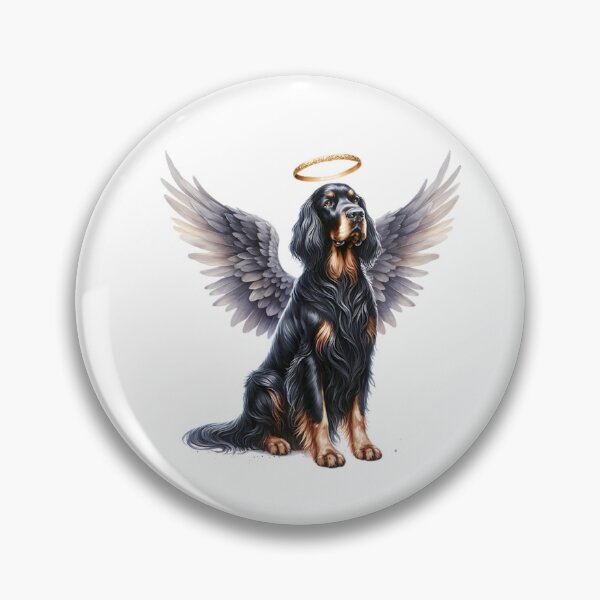 Item preview, Gordon Setter Angel designed and sold by TheAnimalZ00.