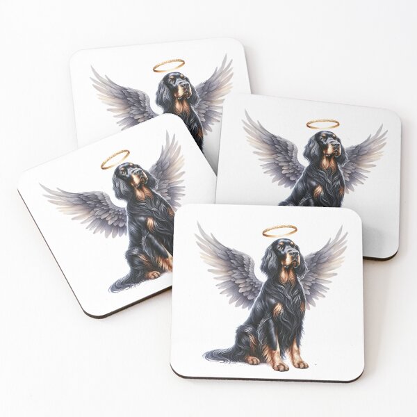 Item preview, Gordon Setter Angel designed and sold by TheAnimalZ00.