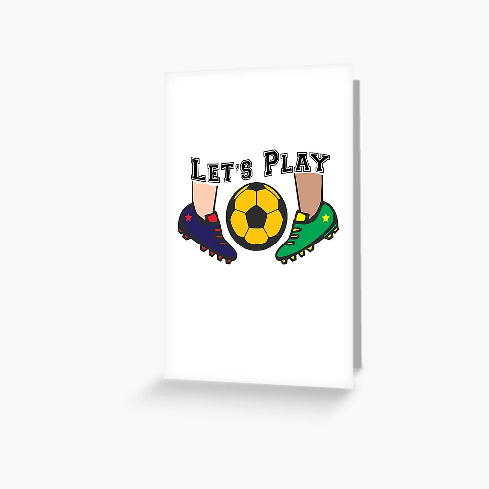 Create Your Own Lets Play Football Classic Round Sticker