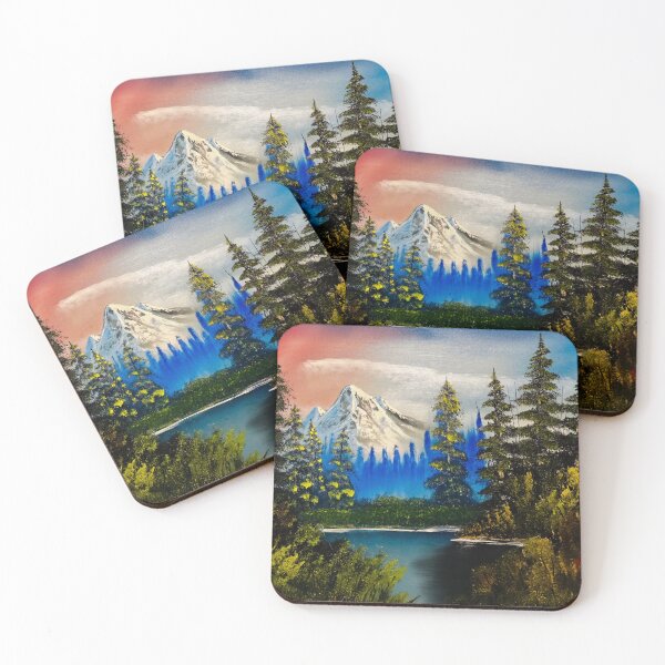 Item preview, Crimson Mountain Forest designed and sold by DJsOilPainting.