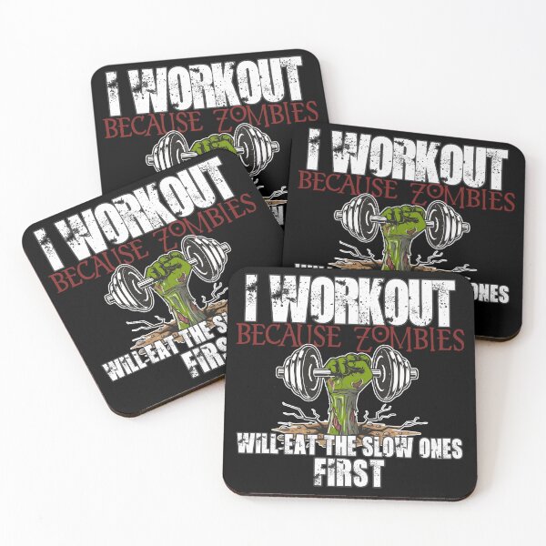 Item preview, Zombie Workout designed and sold by ColorWheelDsign.