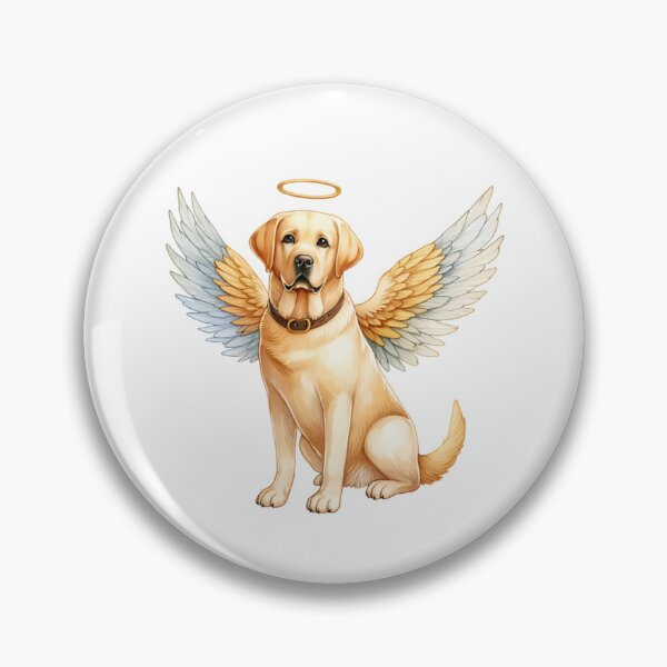 Item preview, Yellow Labrador Retriever Angel designed and sold by TheAnimalZ00.