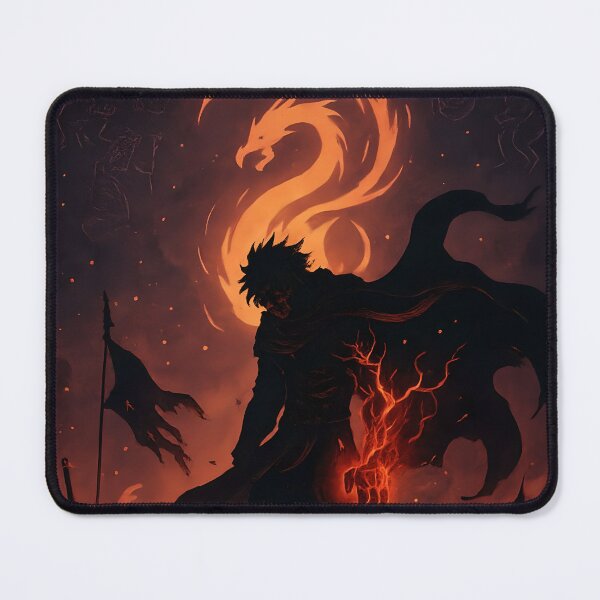 Item preview, Wrath Incarnate Design | Anime-Inspired Demon Warrior Art | Seven Sins Fantasy Print & Dark Power Decor designed and sold by ShopAyejaeys.
