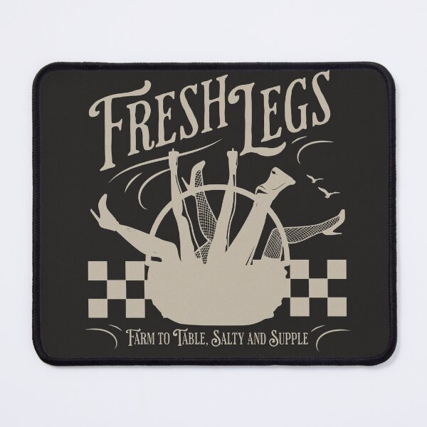 Item preview, Black Funny Dark Humor Fresh Legs Farmer's Market designed and sold by TackyTime.