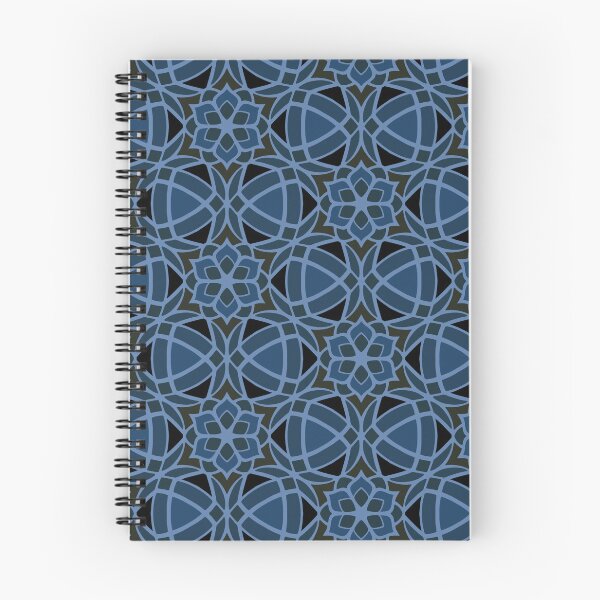 Item preview, Decorative Geometric Flower Pattern - Blue designed and sold by Dawn Anthes.