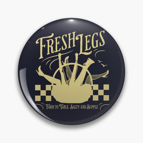 Item preview, Navy Funny Dark Humor Fresh Legs Farmer's Market designed and sold by TackyTime.