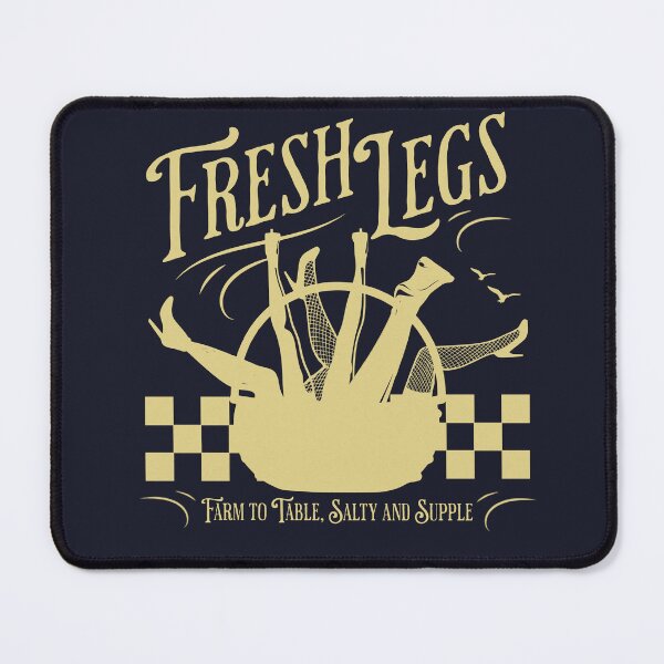 Item preview, Navy Funny Dark Humor Fresh Legs Farmer's Market designed and sold by TackyTime.