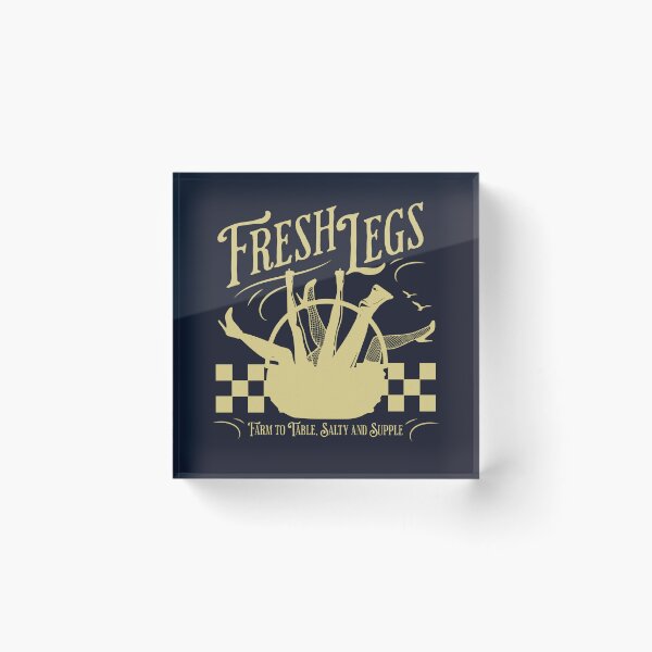 Item preview, Navy Funny Dark Humor Fresh Legs Farmer's Market designed and sold by TackyTime.