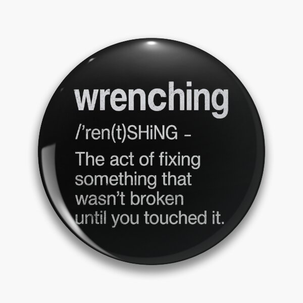 Item preview, Wrenching Mechanic Definition Funny Car Repair designed and sold by CarantinedChaos.
