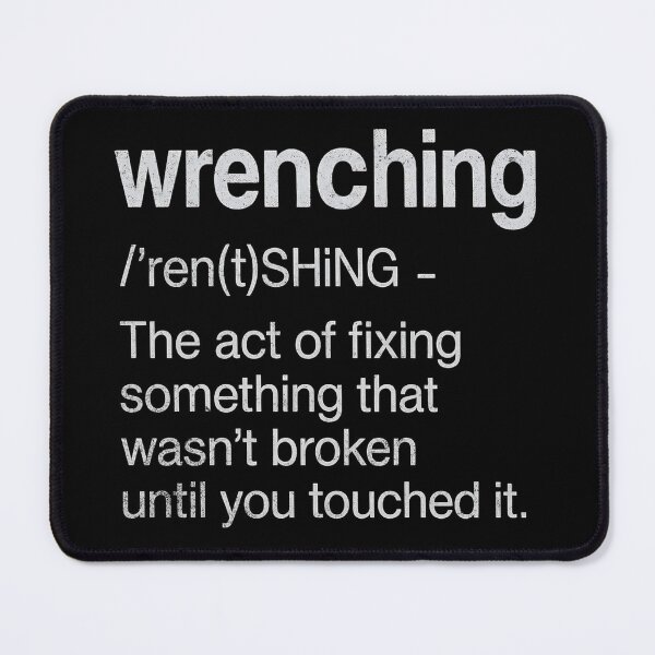 Item preview, Wrenching Mechanic Definition Funny Car Repair designed and sold by CarantinedChaos.