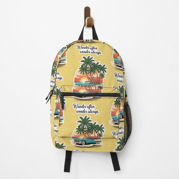 Item preview, Wander Often, Wonder Always" Classic Car & Sunset Design designed and sold by My-Hoodies.