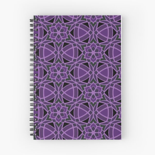 Item preview, Decorative Geometric Flower Pattern - Purple designed and sold by Dawn Anthes.