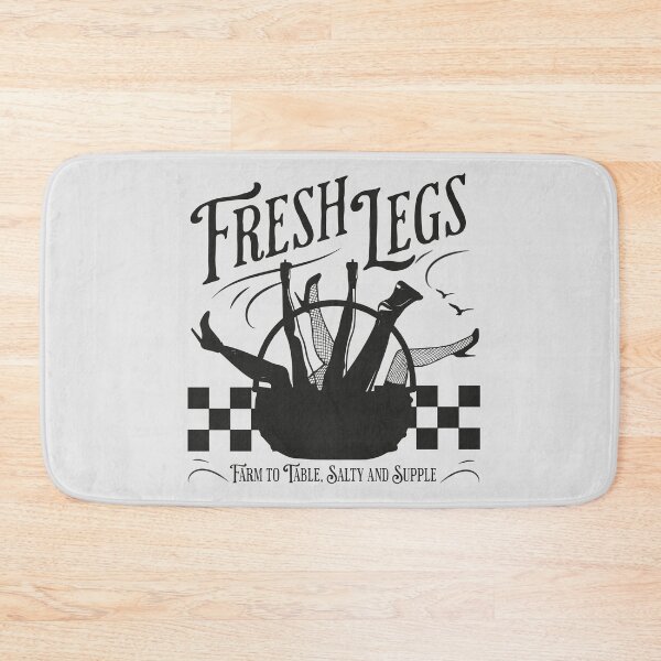 Item preview, Silver Red Funny Dark Humor Fresh Legs Farmer's Market designed and sold by TackyTime.