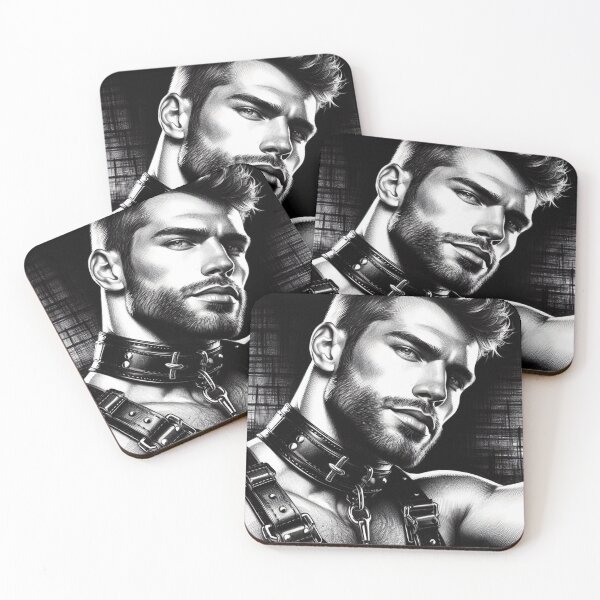 Item preview, Pointillism Gay Berlin Leather Bar Pride Graphic Design designed and sold by ItsAKinkThing.