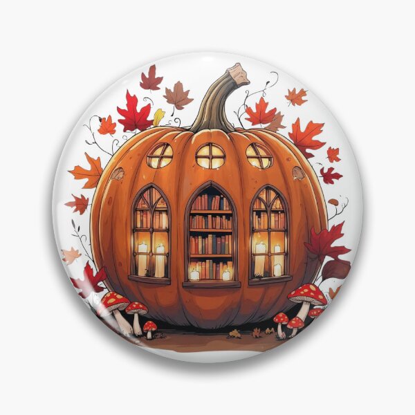 Item preview, Enchanted Pumpkin Library designed and sold by CozyinTime.