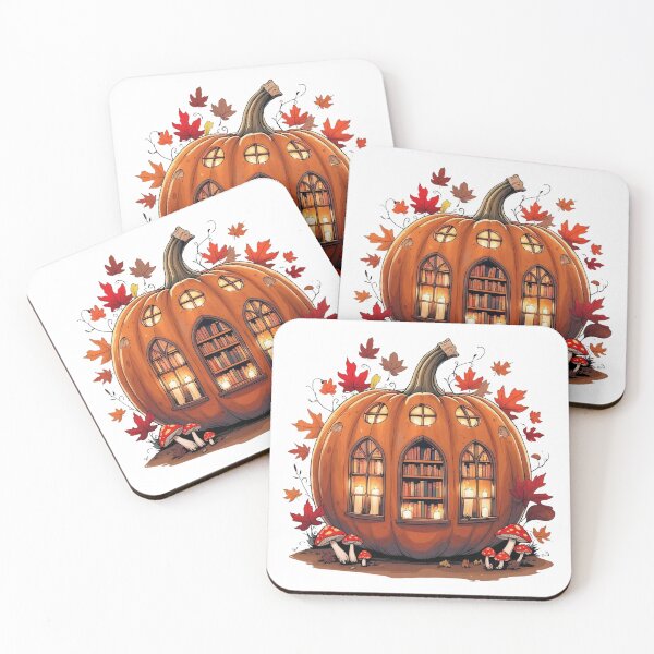 Item preview, Enchanted Pumpkin Library designed and sold by CozyinTime.