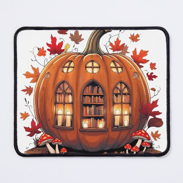 Item preview, Enchanted Pumpkin Library designed and sold by CozyinTime.
