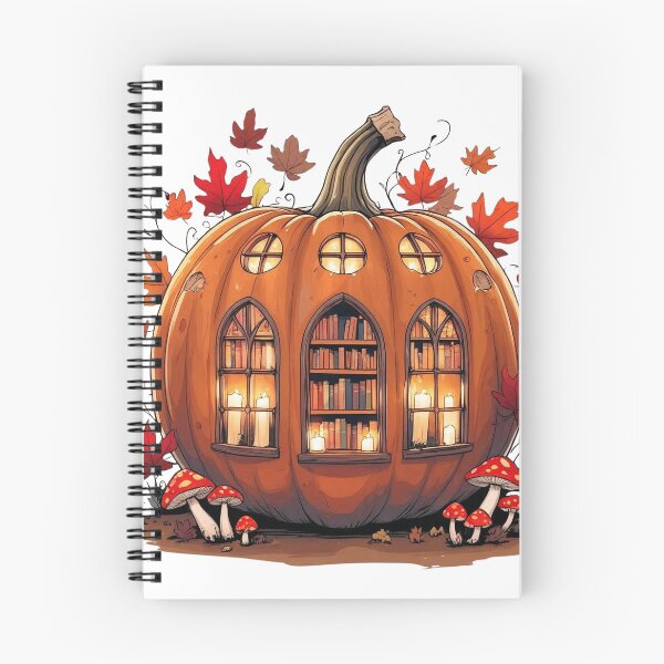 Item preview, Enchanted Pumpkin Library designed and sold by CozyinTime.