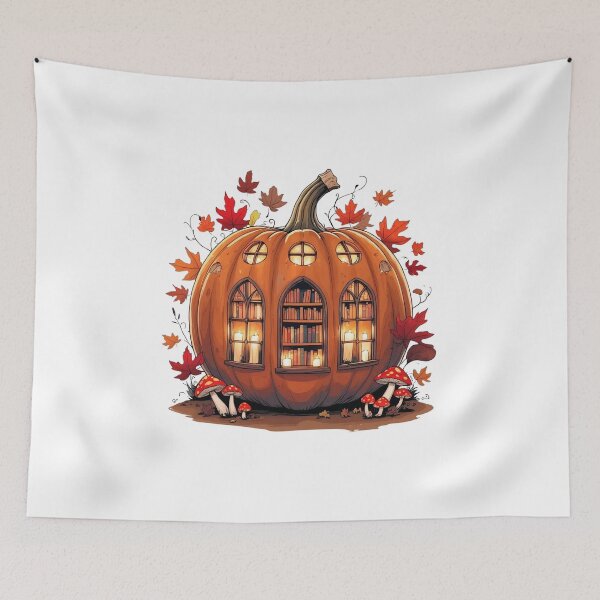 Item preview, Enchanted Pumpkin Library designed and sold by CozyinTime.