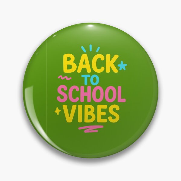 Item preview, Back to School Vibes – Colorful Highlighter Style Lettering for Students and Teachers designed and sold by Lazy Planet.