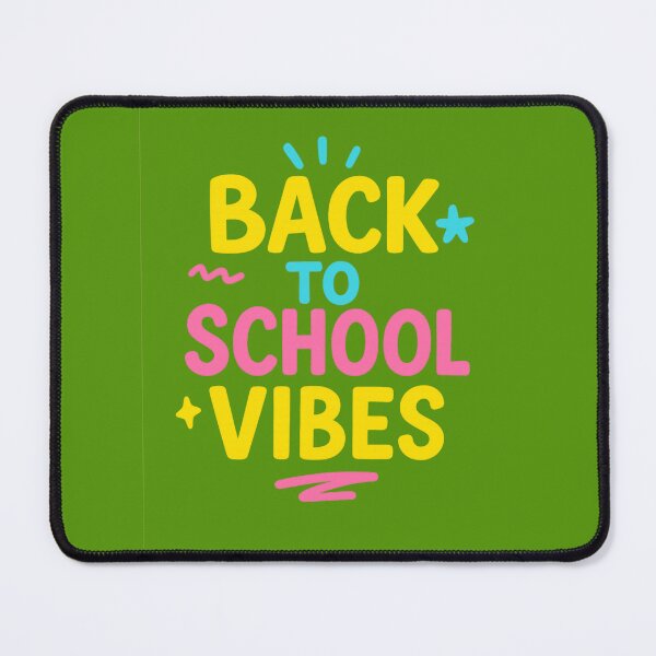 Item preview, Back to School Vibes – Colorful Highlighter Style Lettering for Students and Teachers designed and sold by Lazy Planet.