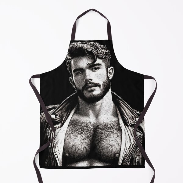 Artikelvorschau, Retro Gay Leder 'Swoon' Berlin Leder Pride Grafikdesign entworfen und verkauft von ItsAKinkThing.