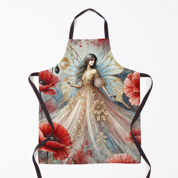 Item preview, Seraphina Bloomveil - The Scarlet Garden Whisper Fairy designed and sold by Dream Bloom Gallery.